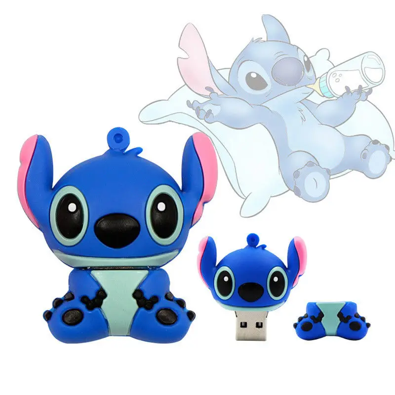 Горячее предложение! Распродажа! Мультяшная карта памяти Lilo& Stitch Usb флеш-накопитель 64 ГБ 32 ГБ 16 ГБ 128 ГБ U диск флешка