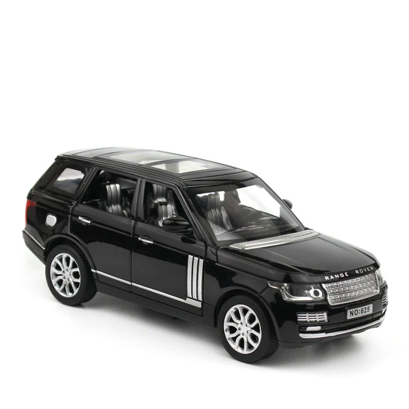 1:32 Range Rover SUV Игрушечная модель автомобиля из сплава, детские игрушки, коллекция подарков, внедорожник для детей, 6 открытых дверей