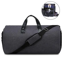 Carry on Suit Travel Bag Duffel Bag,Foldable Hand Luggage Bag Waterproof Suitcase Weekend Bag with Shoe Pounch for Women and Men golden nigerian party shoe and bag sets decorated with rhinestone african wedding shoe and bag set party shoes and bag