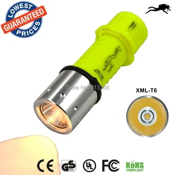 

DV02 Professional Portable XML-T6 LED Lighting Underwater Diving Flashlight Lantern Torch Waterproof Lamp For Hunting Camping