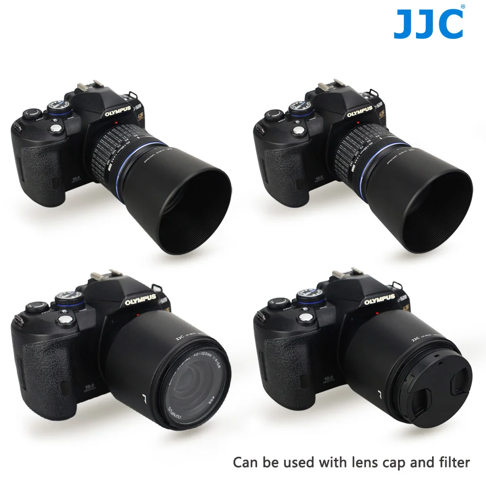 JJC Bayonet Lens Hood 58mm Protector for OLYMPUS M.ZUIKO DIGITAL ED 40-150mm 1:4.0-5.6 R/1:4.0-5.6/ replaces LH-61D Camera JJC Bayonet Lens Hood 58mm Protector for OLYMPUS M.ZUIKO DIGITAL ED 40-150mm 1:4.0-5.6 R/1:4.0-5.6/ replaces LH-61D Camera