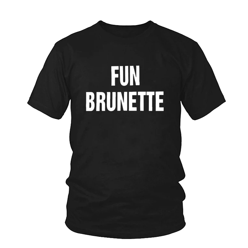 Fun Brunette Smart Blonde Printed BBF Best Friend T Shirt Women Short Sleeve Loose Shirt Funny Graphic Tee Designer Summer Top Fun Brunette Smart Blonde Printed BBF Best Friend T Shirt Women Short Sleeve Loose Shirt Funny Graphic Tee Designer Summer Top