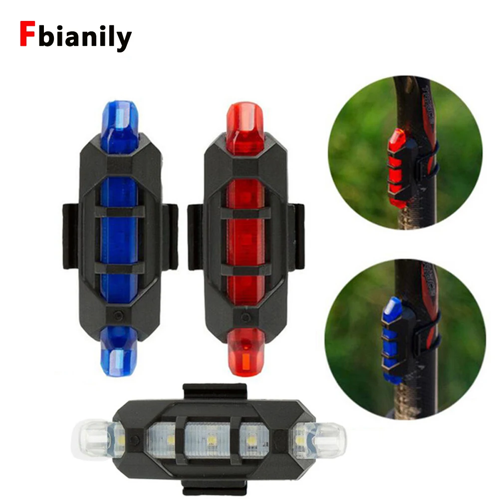 

Bicycle light tail light USB charging bicycle riding accessories mountain bike led warning light bicycle tail light