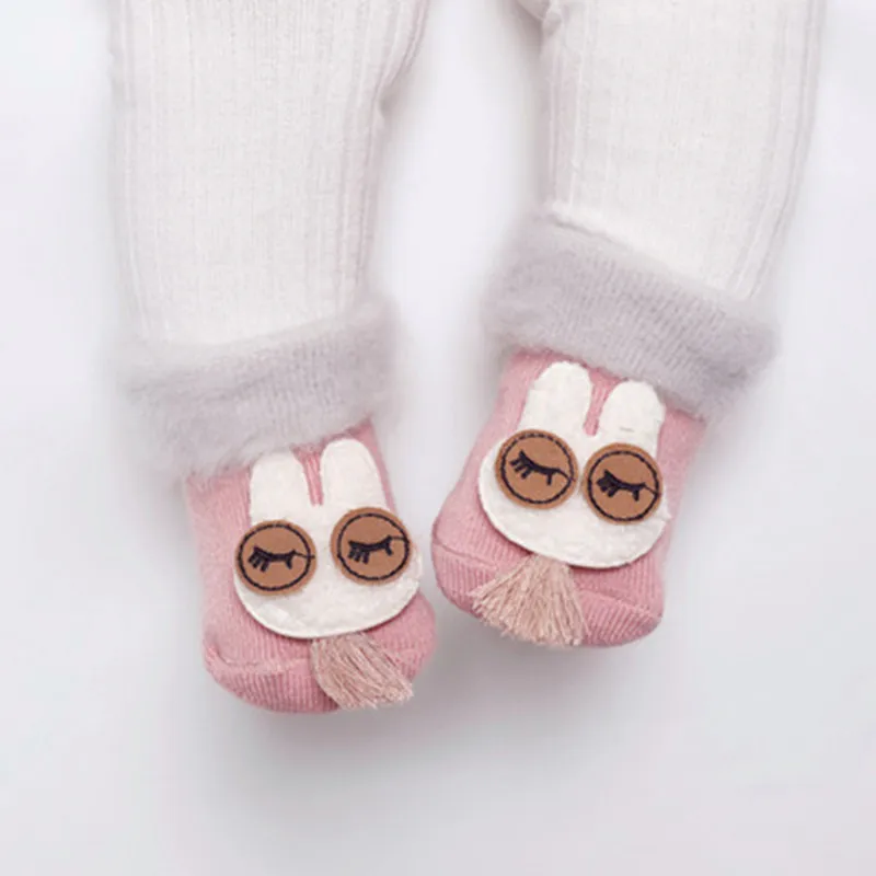 

Baby Boy Girl Socks Winter thicken Sock Kids Cute Sock Newborn Lovely 3D Cartoon Infant Warm Unisex 0-3Y