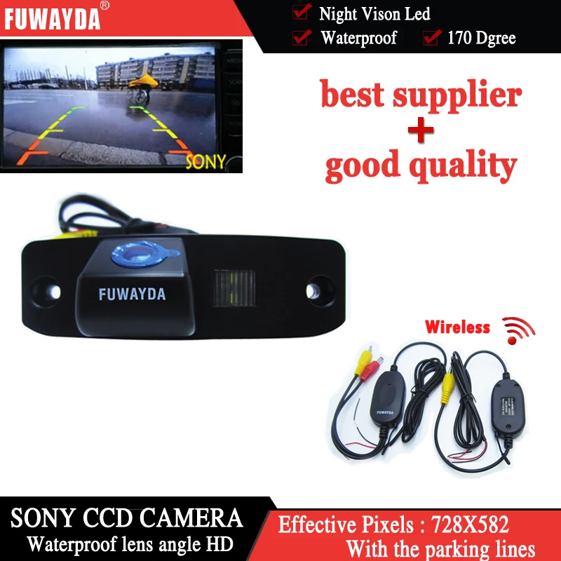 Беспроводная камера заднего вида FUWAYDA для SONY CCD Hyundai Tucson Accent Elantra Terracan Sonata Veracruz|camera