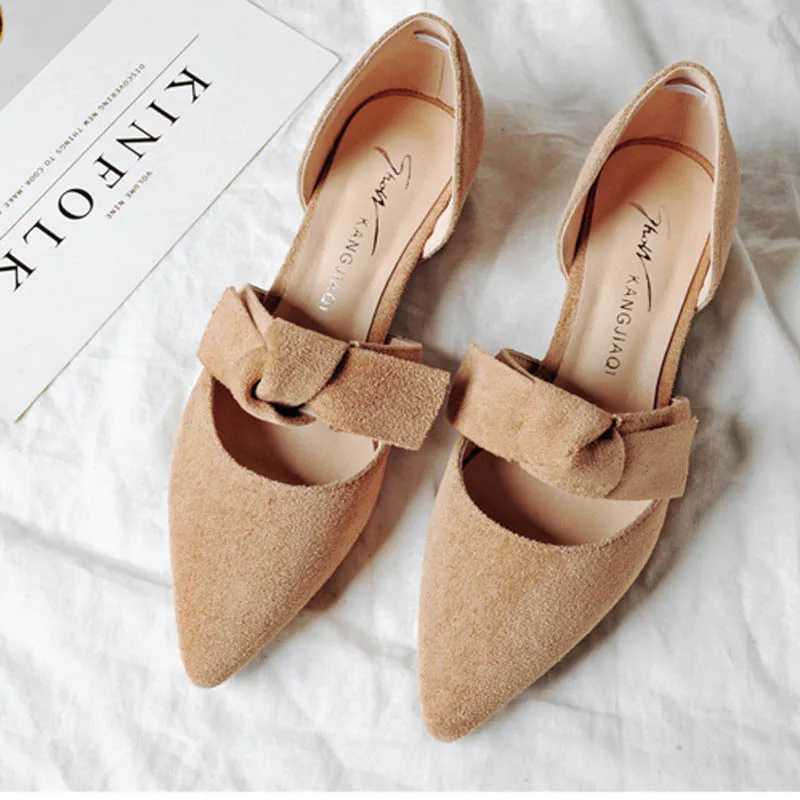 

HEE GRAND 2019 Spring Women Low Square Heels Pumps for Dress Pig Suede Comfortable Elegant Styles Slip-On Ladies Shoes XWD7417