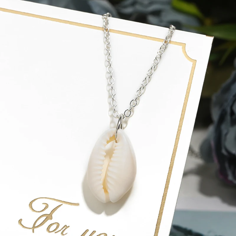 ZOSHI богемное ожерелье-ракушка коври для женщин модные морские пляжные ожерелья Boho ювелирные изделия из раковин - Окраска металла: XL1483