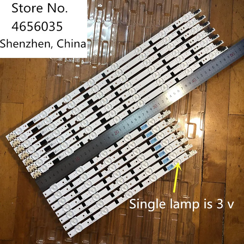 

14Piece/Lot LED Backlight strip For Samsung 39" TV UA39F5088AR D2GE-390SCA-R3 D2GE-390SCB-R3