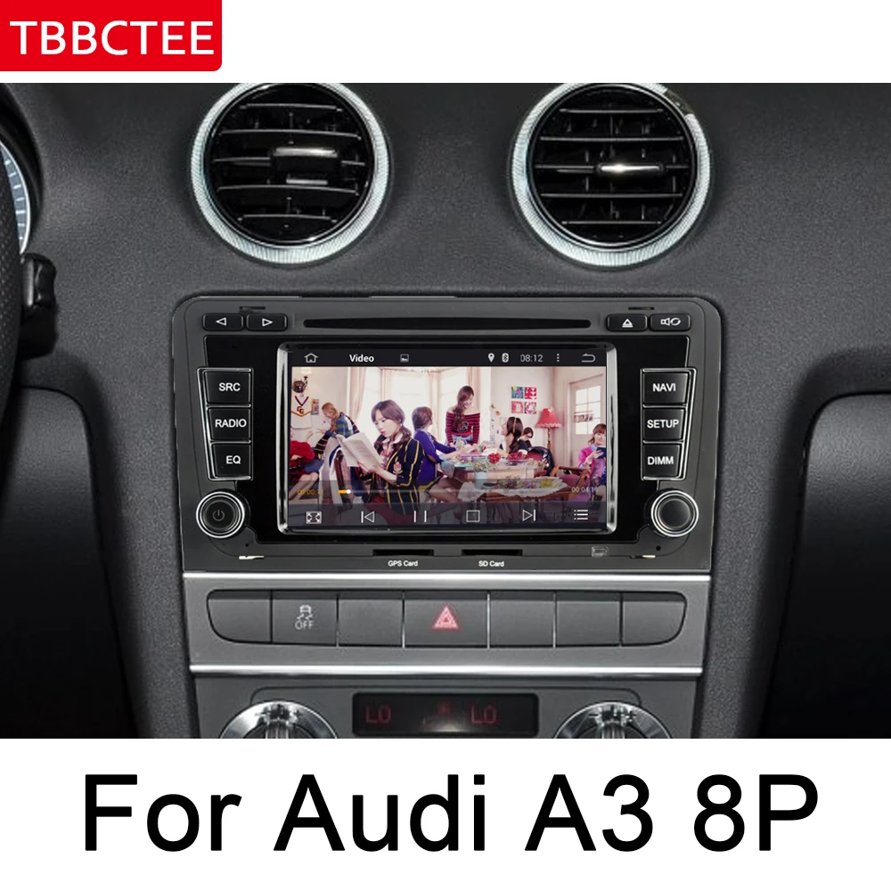 Для Audi A3 S3 8P 2003~ 2012 MMI мультимедиа для Android плеер Автомобильный навигатор gps WiFi BT карта HD система