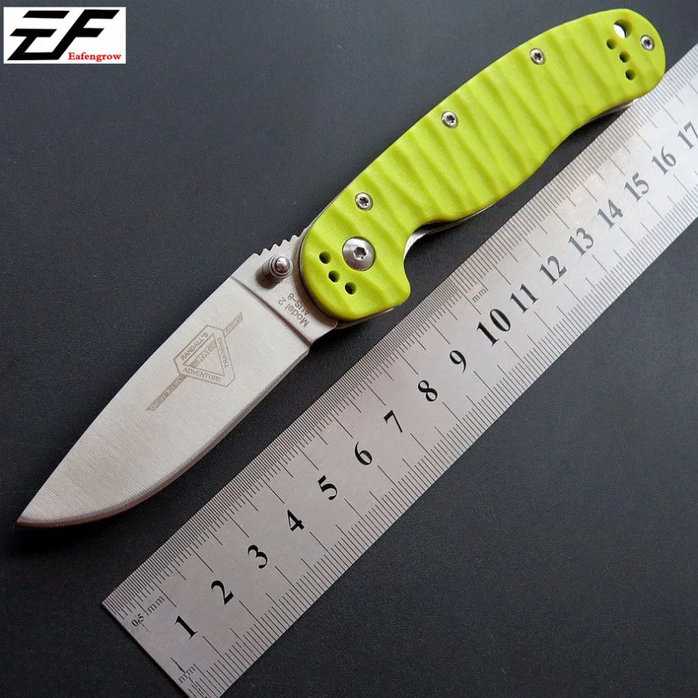 Продажа Efeng R2 складной Ножи с песочный свет поверхности AUS 8 лезвие G10 Ручка Кемпинг Открытый выживания карманные ножи маленькая модель