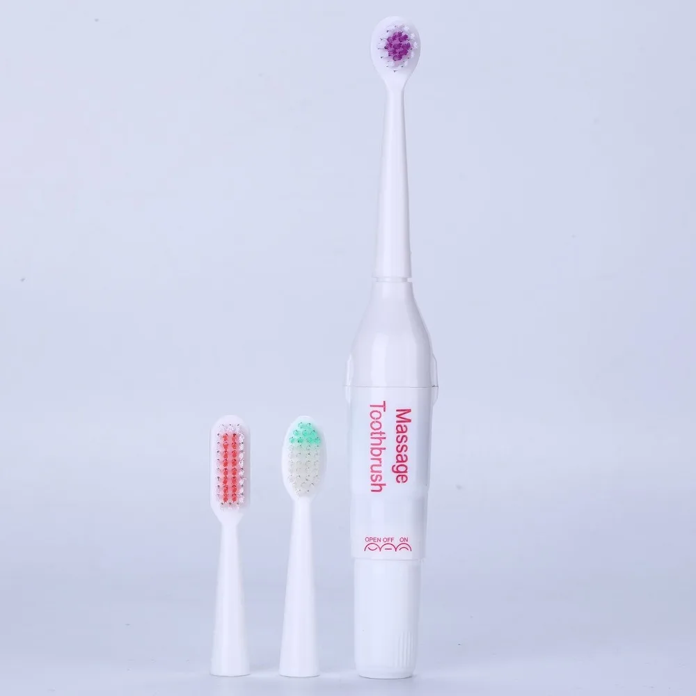 

NEW Sonic Electric Toothbrush 22000RPM IPX-7 Waterproof Oral Tooth Clean Brushes DuPont Brush AA Battery Powered