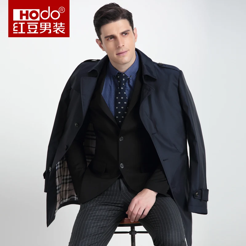 Hodo Для мужчин S пальто Тренч casaco masculino Abrigo Hombre Sobretudo ветровка slimhwx8f3199 | Мужская