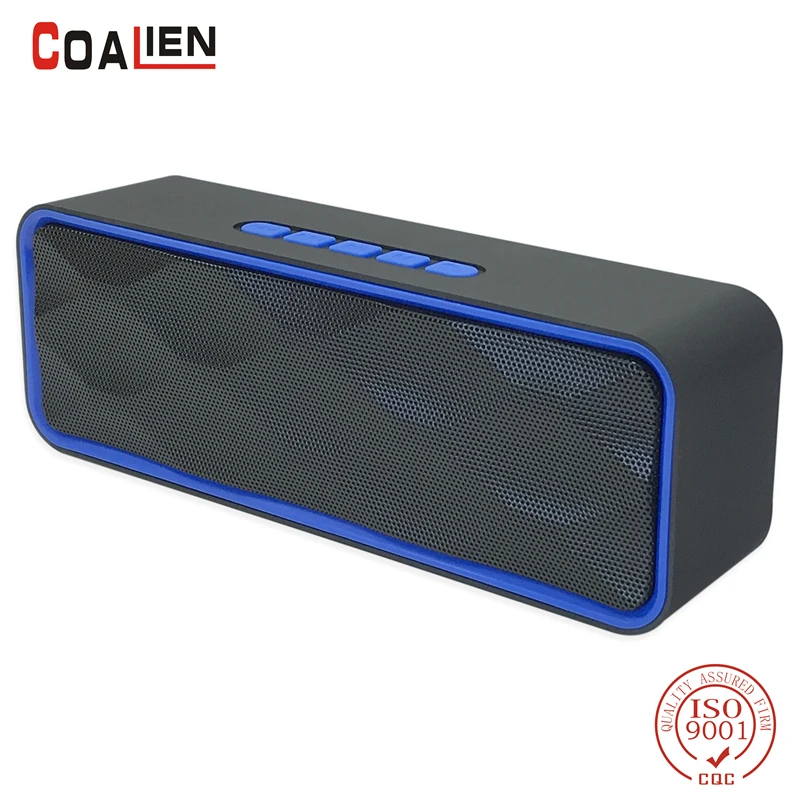 

COALIEN Bluetooth Speaker Wireless Mini Portable Handsfree USB TF Card FM Radio Stereo Sound Double Speaker Subwoofer Player
