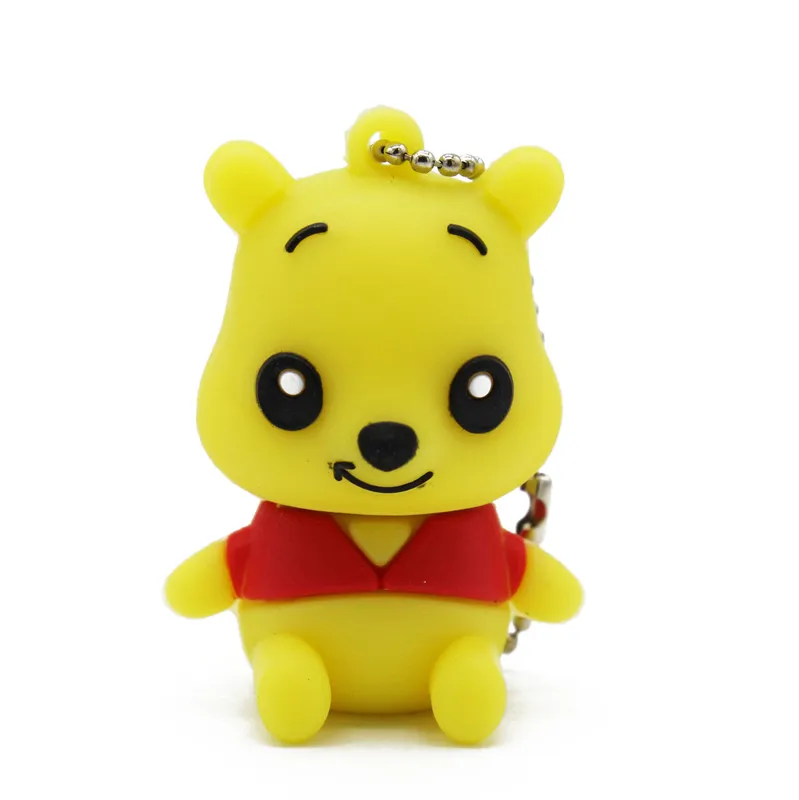 BiNFUL милый мультфильм маленький tuusbmodel 64GB USB2.0 8GB 16GB 32GB usb флеш-накопитель милый флеш-накопитель U диск - Цвет: Yellow