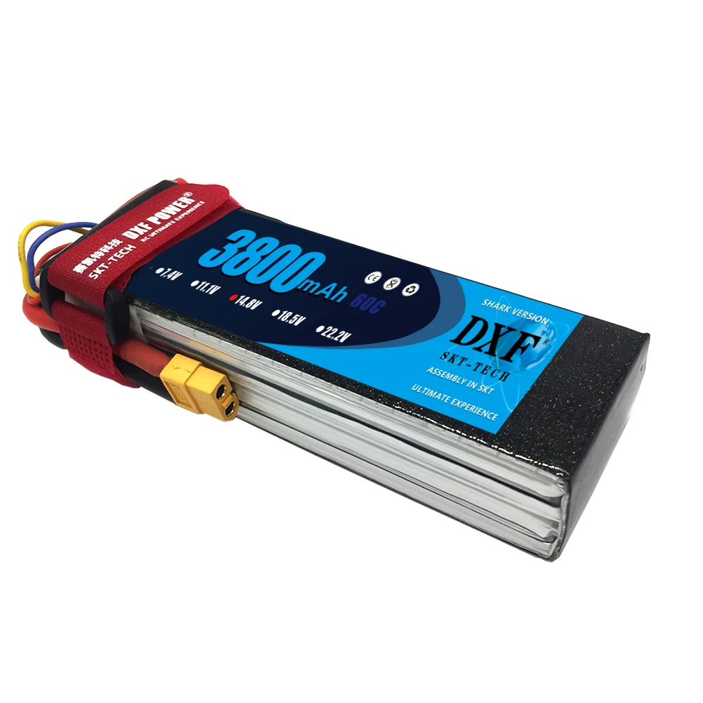 DXF 14 8 V 3800mAh 4S 60C Max120C RC Вертолет LiPo батарея для самолета Quadrotor Автомобиль Лодка
