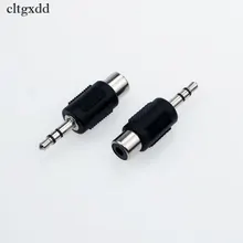 

cltgxdd 5pcs-100pcs Jack 3.5mm Dual-channel Turn AV Lotus Audio Adapter 3.5mm Headphong Plug Male To RCA Female Connector