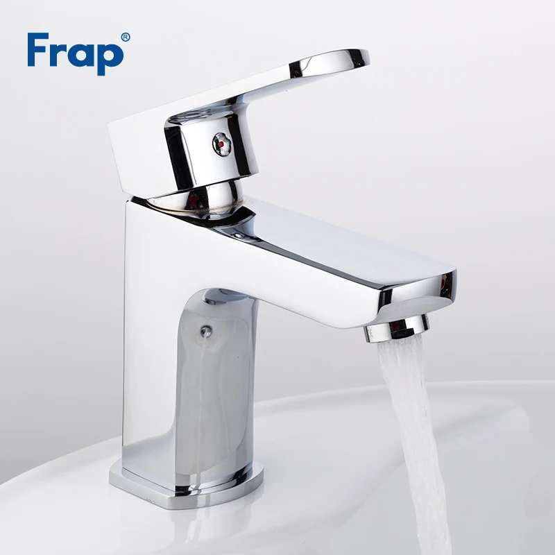 Frap حوض الحنفيات الكروم حمام من الفولاذ المقاوم للصدأ حوض صنبور الحنفية بالوعة خلاط صنبور الغرور الساخنة والباردة المياه النحاس Tapware