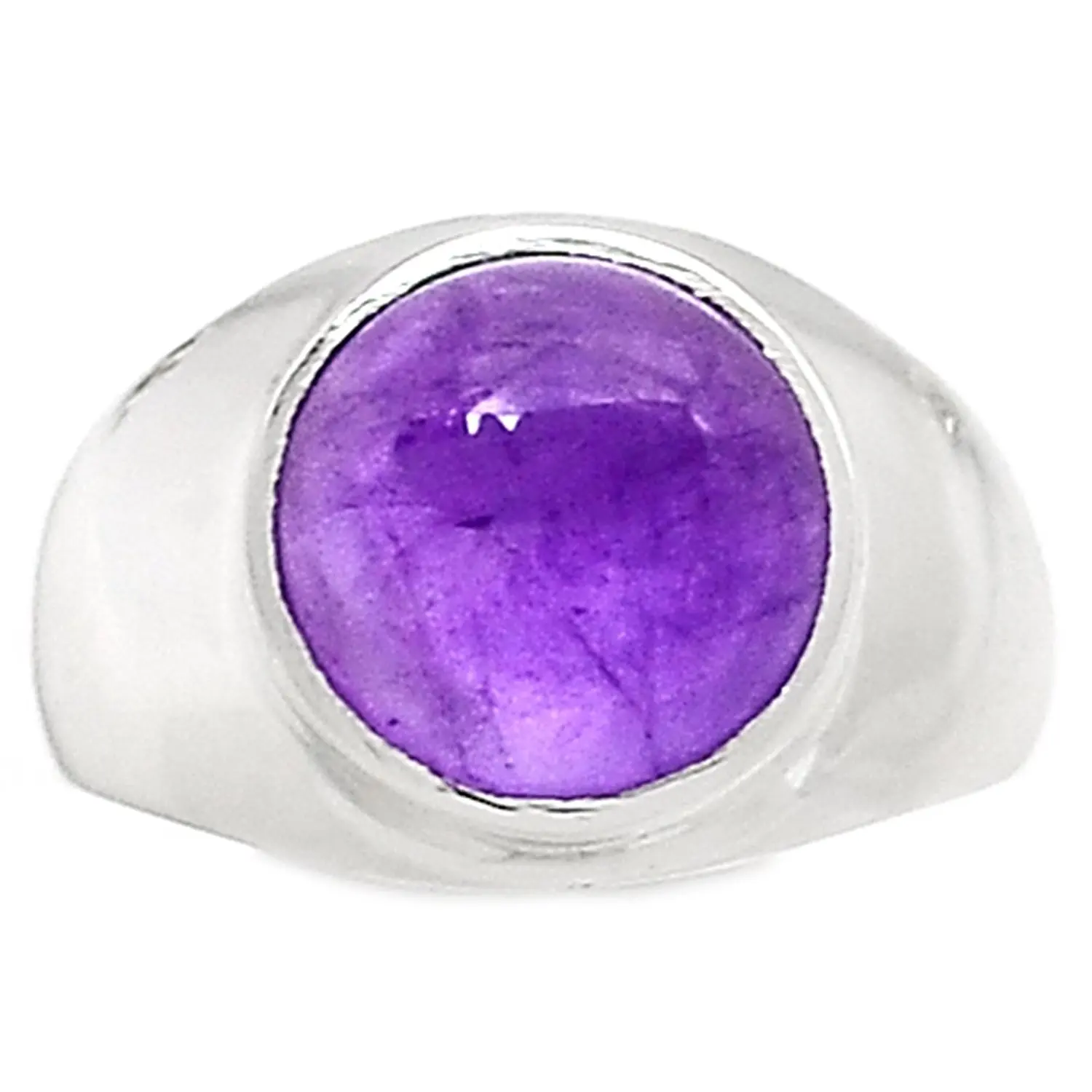 

Lovegem Genuine Amethyst Ring 925 Sterling Silver,Size:7.5, AR2199