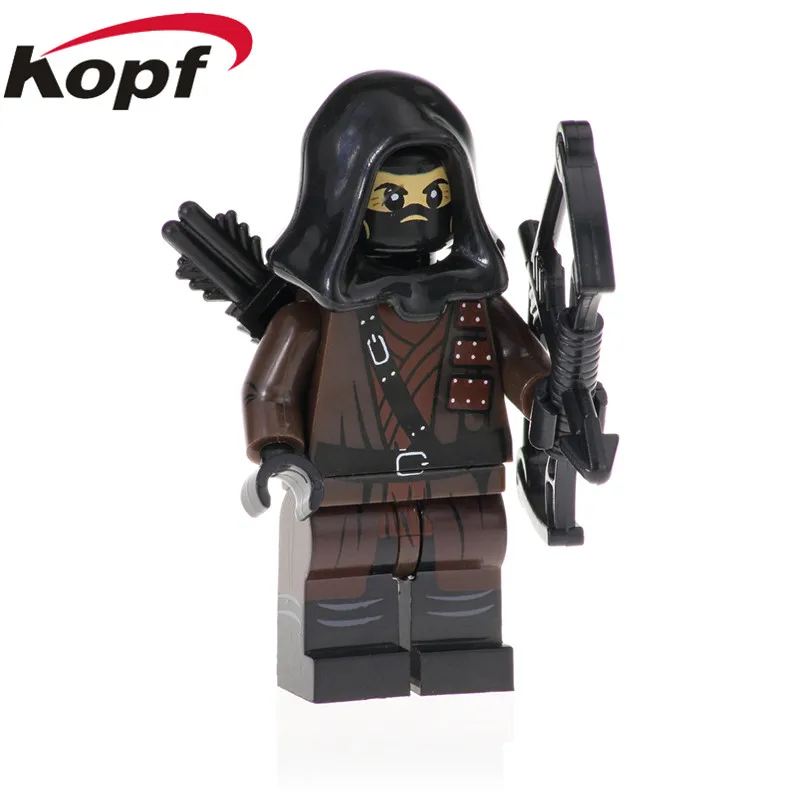 

XH 832 Single Sale Super Heroes Dark Archer OverGirl Deadshot Action Figures Building Blocks Learning Gift Toys For Children