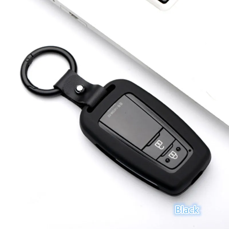 

Alloy Car Key Case For Toyota CHR C-HR Camry Prado Prius 2017 2018 2019 Corolla RAV4 Keychain Protector Bag Remote Fob Cover