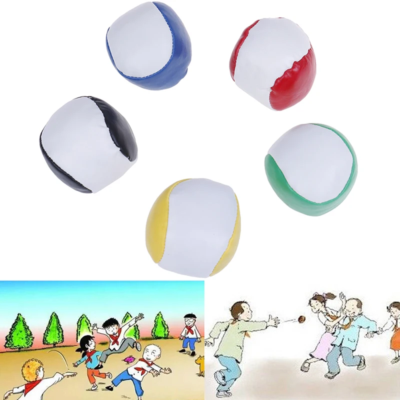 1Pc Juggling Balls Set Classic Bean Bag Juggle Magic Circus Kids Toy Gift New