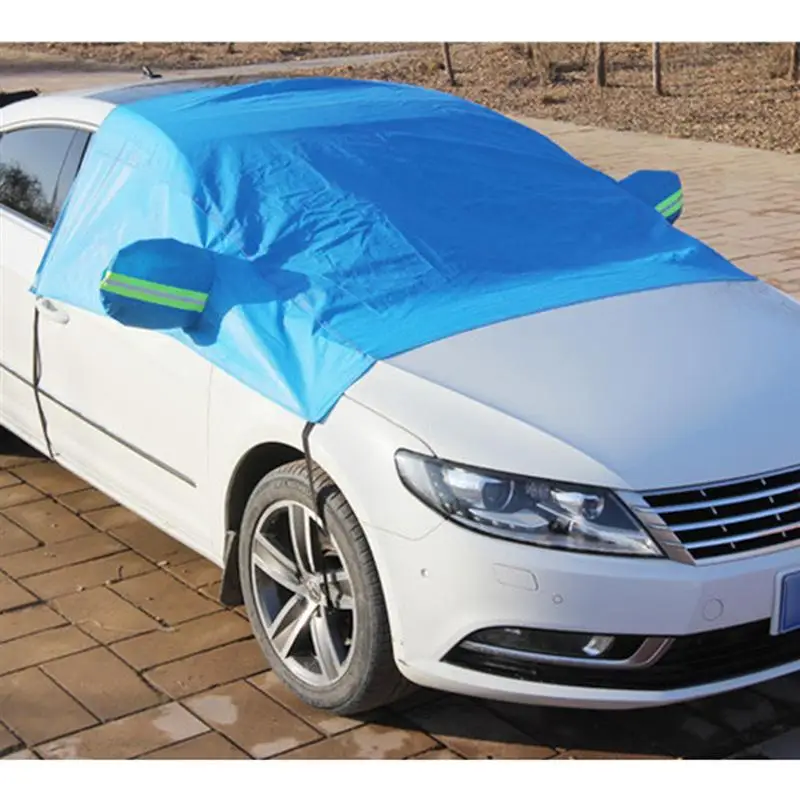 Waterproof Car Windshield Cover Sun Shade Protector Cover with Rearview