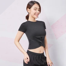 Fanceey, Женский бесшовный спортивный укороченный топ, для йоги, сексуальные топы для спортзала, женская спортивная рубашка, женская рубашка для тренировок, одежда для фитнеса, 3 цвета