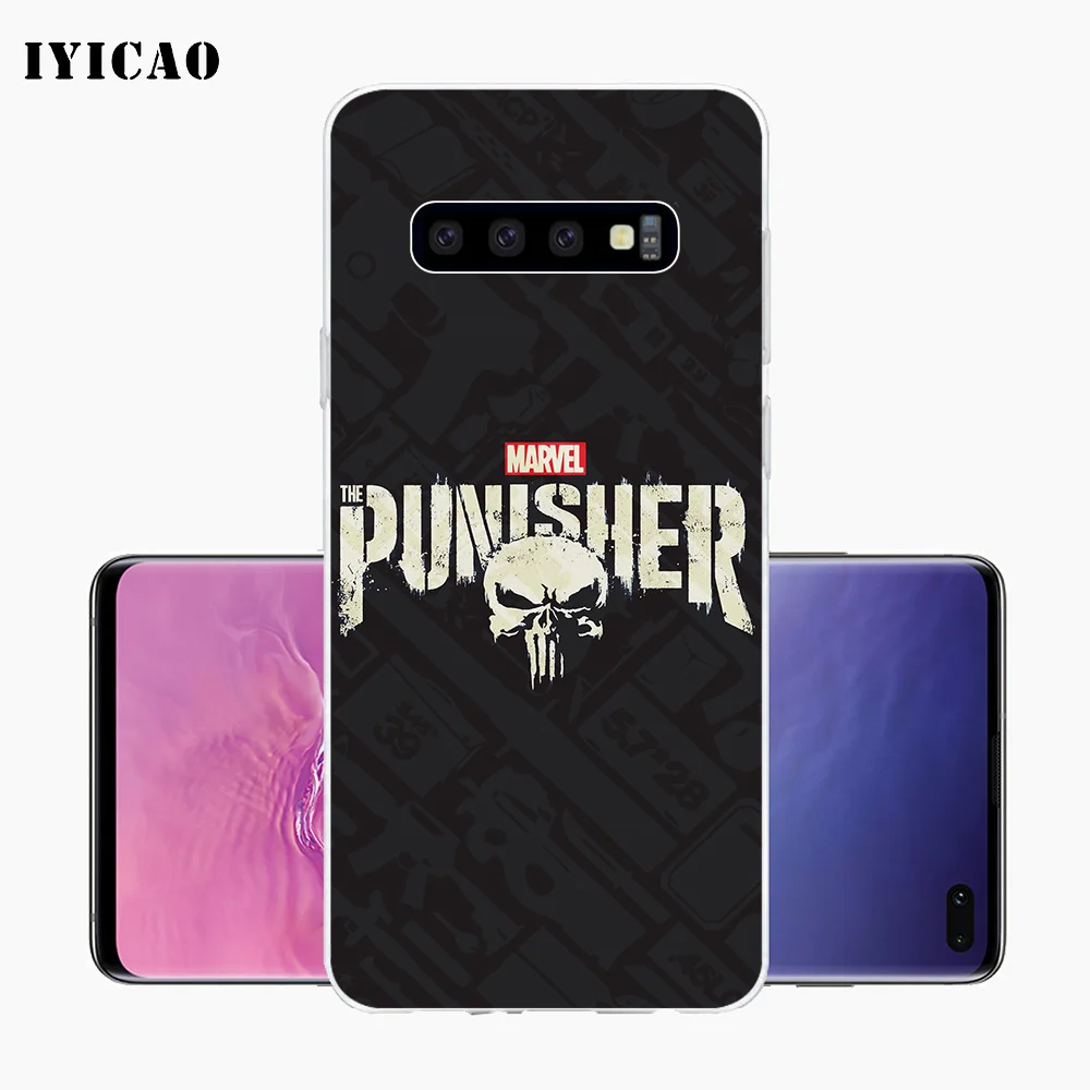 IYICAO с черепом The Мягкий силиконовый чехол для телефона для samsung Galaxy S10e S10 S9 S8 плюс S7 Edge ТПУ чехол