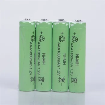 10pc a lot Free shipping  AAA 1800mAh 1.2 V Quanlity Rechargeable Battery  NI-MH 1.2V Rechargeable 2A Battery Baterias Bateria