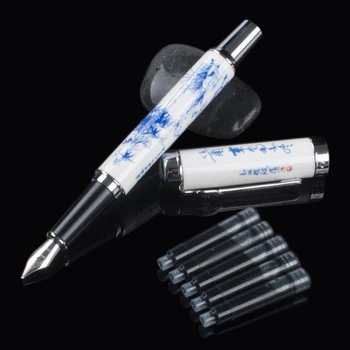

JINHAO 950 MEDIUM NIB BLUE AND WHITE BAMBOO PORCELAIN Fountain Pen