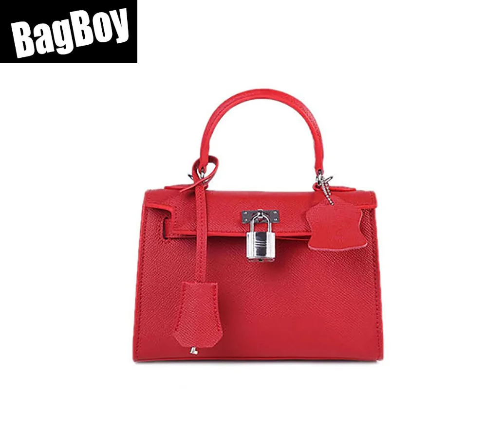 

BagBoy Luxury Lock Hand Bag,Purse And Handbag,Fashion Party Messenger Bag,Genuine Leather Shoulder Bag,Corssbody Bag For Women