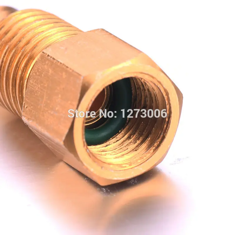 2 шт. R12 к R134a Шрейдер воздушный насос велосипед Клапан Тип адаптер конвертер