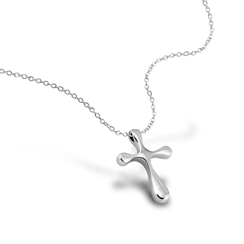

Fashion Exquisite Girls simple style pendant necklace solid silver jewelry new 925 sterling silver necklace