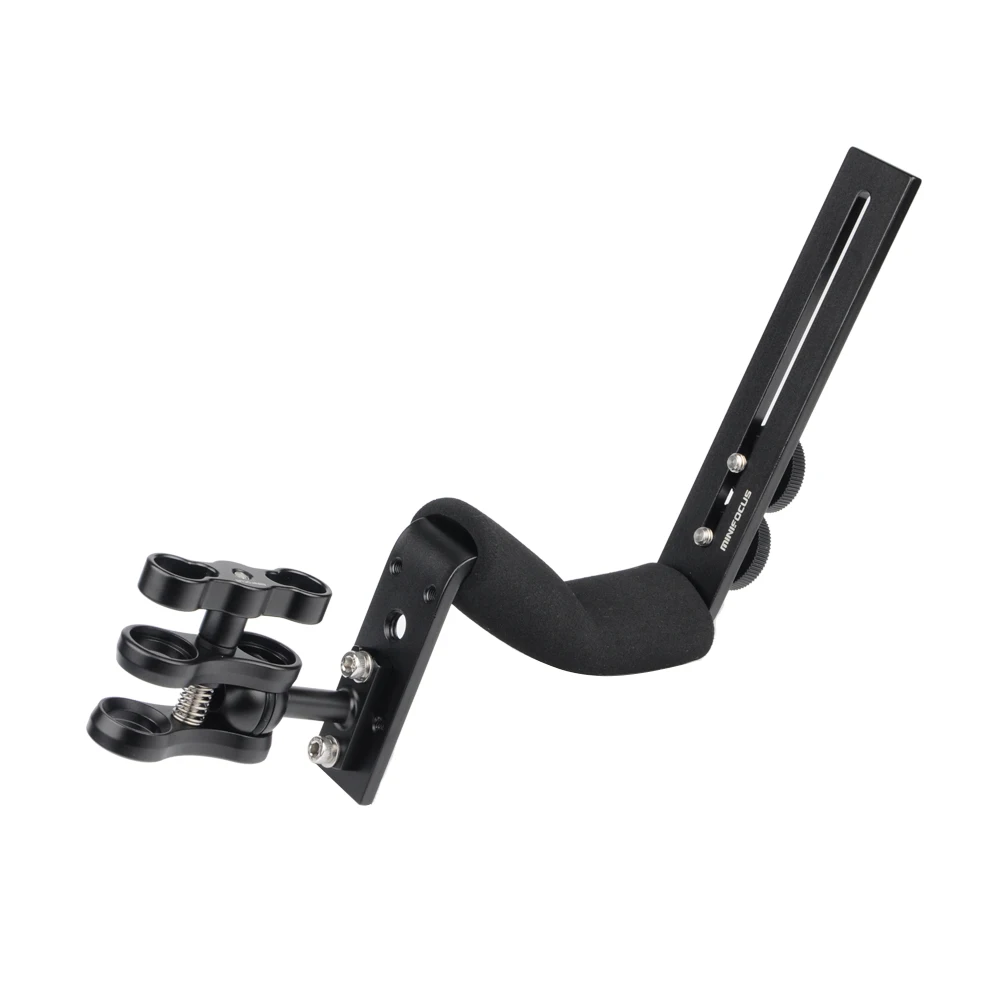 Camera-diving-tray-Single-Arm-Aluminium-Diving-Handle-with-Ball-Butterfly-Clip-Arm-Clamp-Mount-for