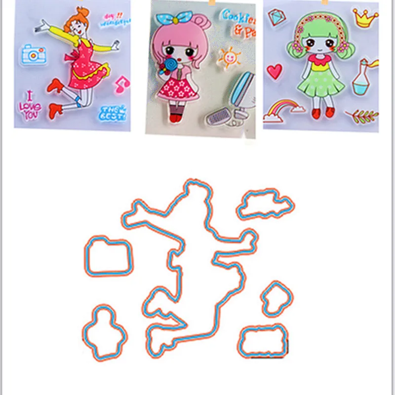 girl stamp dies -10