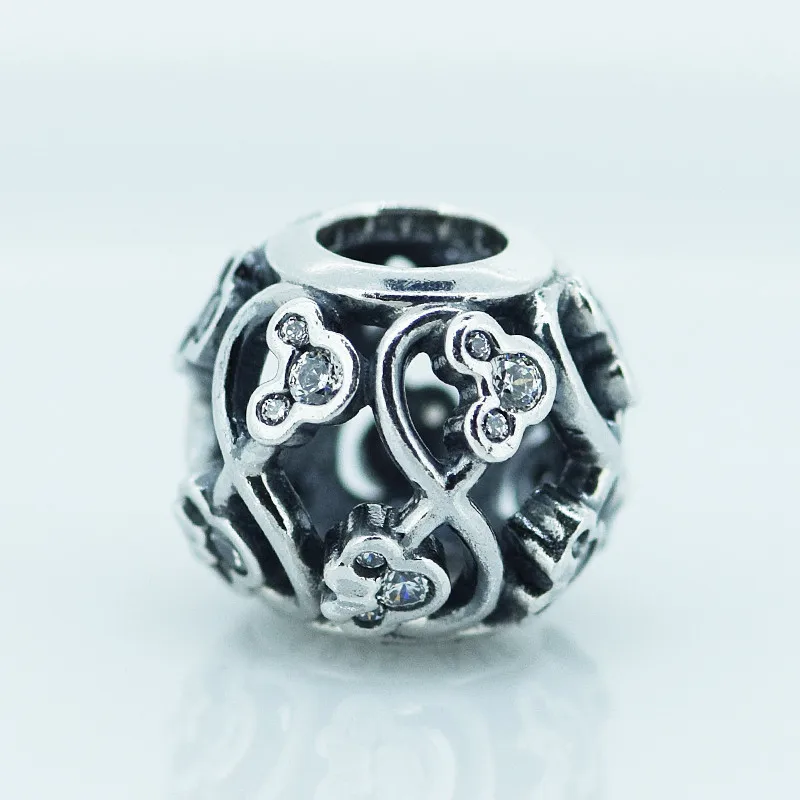 

DIY Beads for Jewelry Making Sterling-Silver-Jewelry Infinity Bead Charms Silver 925 Berloque Perles Women