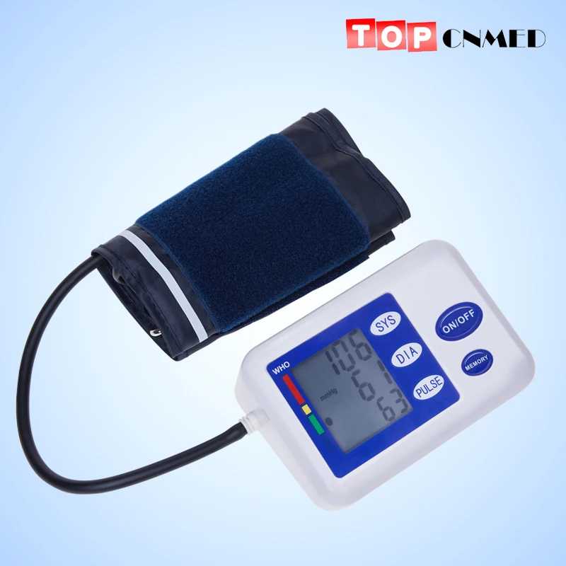 

LCD Screen Digital Memory Arm Blood Pressure Monitor Heart Beat Meter For Personal Health Care + Carring Bag