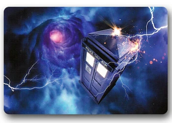 

Free Shipping Custom Tardis Dr Who Doormat Home Decor Stylish Bedroom Carpet Classic Durable Bathroom Mats #DM-073