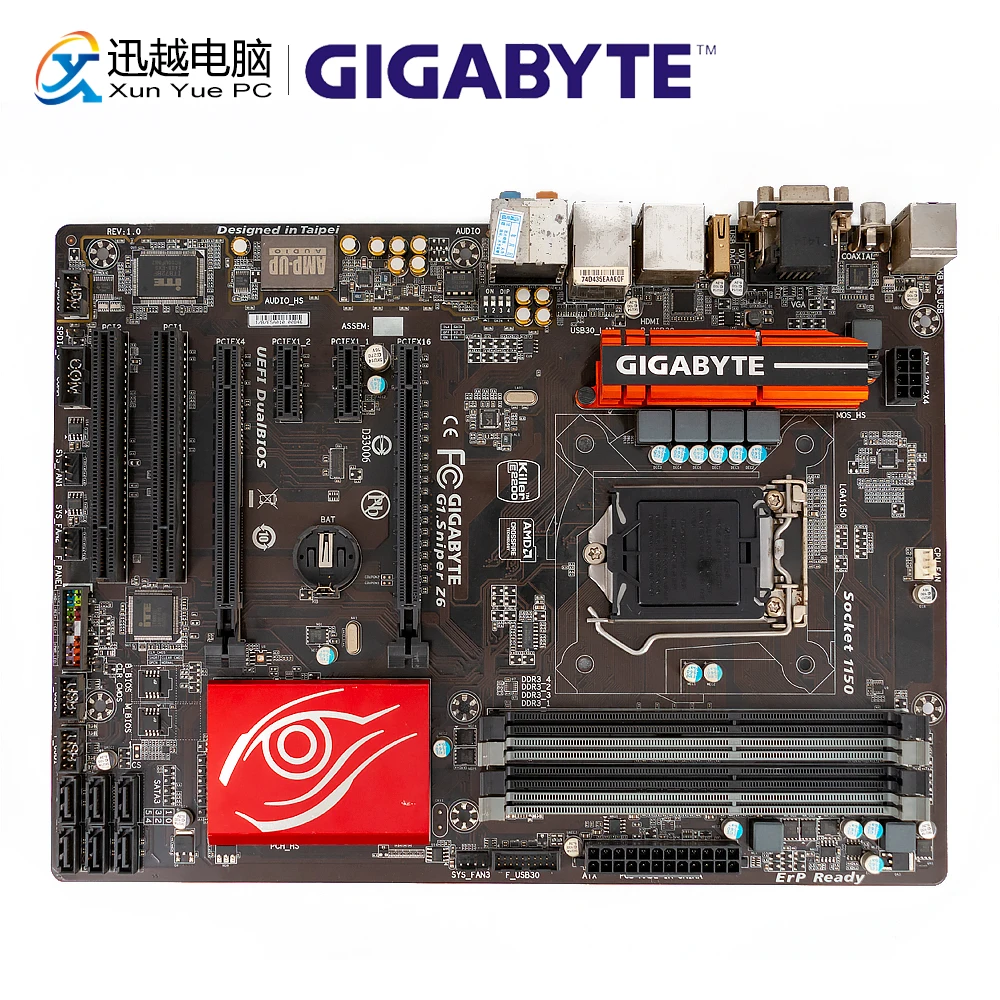 Gigabyte G1.Sniper Z6 настольная материнская плата Z97 LGA 1150 для Core i7 i5 i3 DDR3 32G SATA3 USB3.0 HDMI ATX