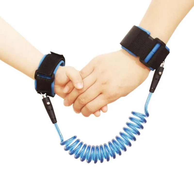 Привязь «анти-потеряшка» на запястье для ребенка дошкольного возраста, детский страховочный ремень для прогулок на открытом воздухе, с браслетом на руку - Цвет: 150 CM Rotary Head