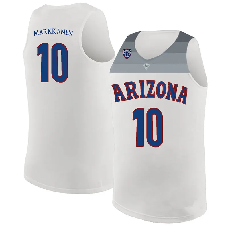 

11 Aaron Gordon 10 Lauri Markkanen Arizona Wilcats mens Basketball Jersey Embroidery Stitched Customize any name and number