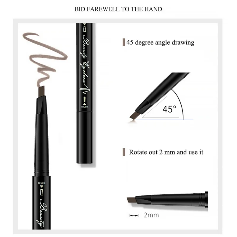 1PC Eyebrow Tint Cosmetics Natural Long Lasting Paint Tattoo Eyebrow Waterproof Black Brown Eyebrow Pencil Makeup Set 1PC Eyebrow Tint Cosmetics Natural Long Lasting Paint Tattoo Eyebrow Waterproof Black Brown Eyebrow Pencil Makeup Set