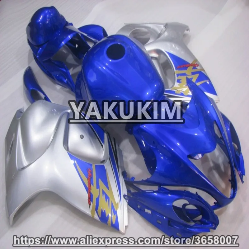 Якуким ABS Инжекционный обтекатель наборы для Suzuki GSXR1300 Hayabusa 08-09 2008 2009 GSX R1300 08 09