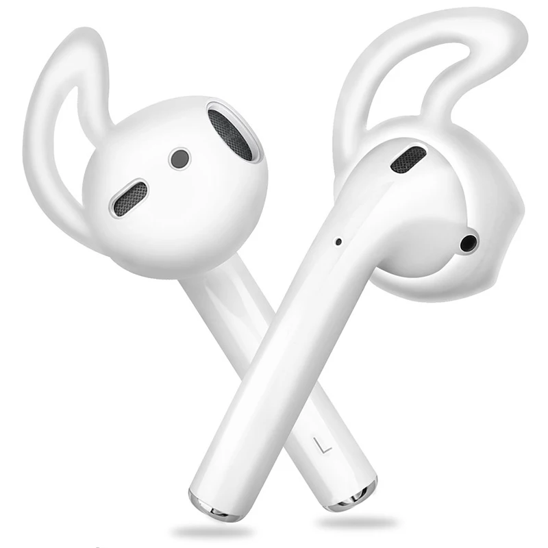 

4 Pairs Non-Slip Earphone Silicone Cover Tips Ear Buds Case Wireless Earphone Protective Skin Accessories For Apple AirPods