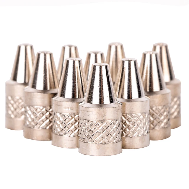 10pcs 1mm Metal Nozzle Iron Tips Set Practical Nozzle Tip 1.5 x 0.7 x 0