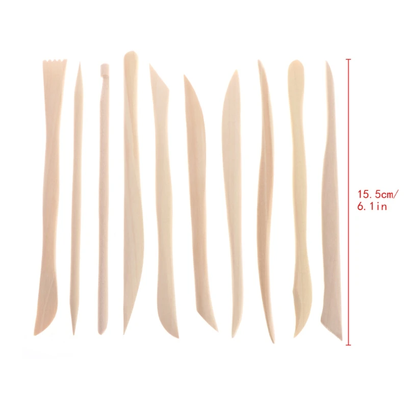 

10Pcs/Set Pottery Clay Sculpture Carving Modelling Tools Ceramic Art HobbyCraft Kit