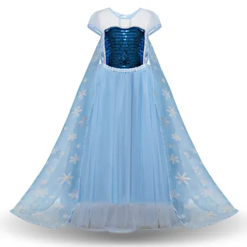 

Baby Girls Dresses elsa dress Costume kids Princess Party Dresses for Girls Anna Elsa Cosplay Costume Birthday Party Vestidos