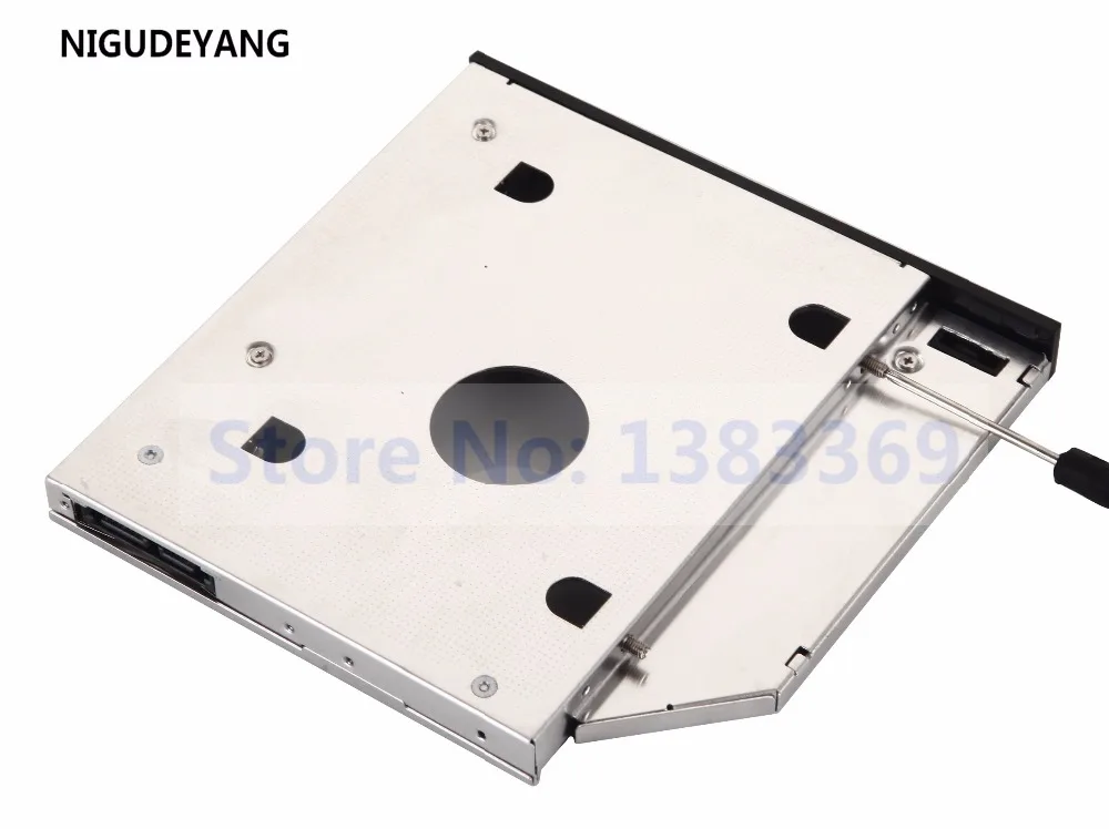 NIGUDEYANG 2nd SATA жесткий диск HDD SSD Оптический отсек Caddy адаптер лотка для lenovo Y560 Y570 Y580 Y650 Y730 ноутбуки