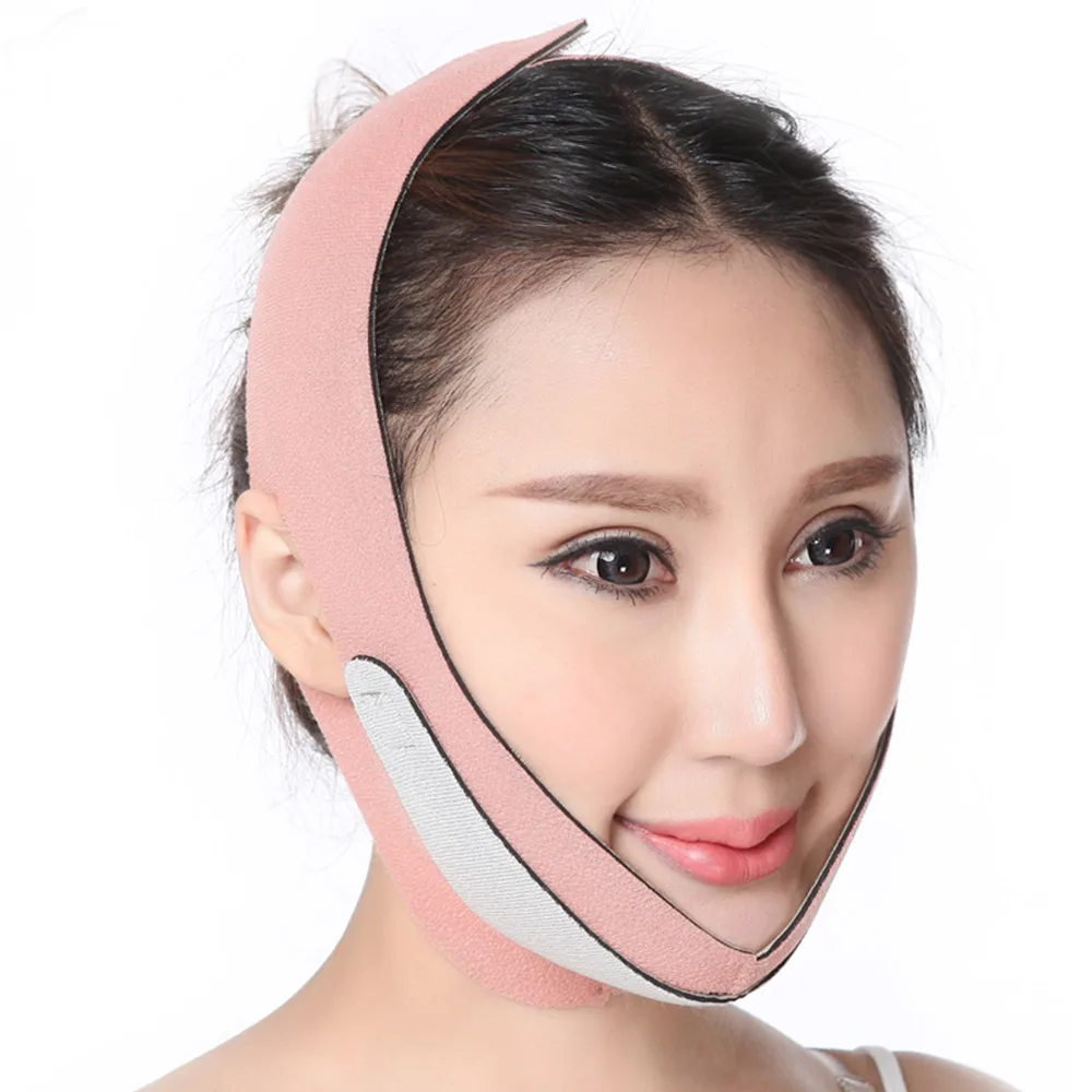 

Breathable Elastic Face Lifting belt mask face Slimmer facial slimming bandage v face Shaper anti wrickle facial beauty tools