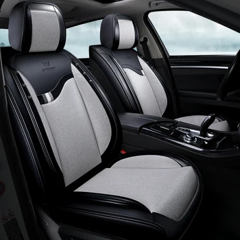 

Front back car seat cover Vine pu leather automobile seat cover protector for kia hyundai volvo lada kalina granta priora